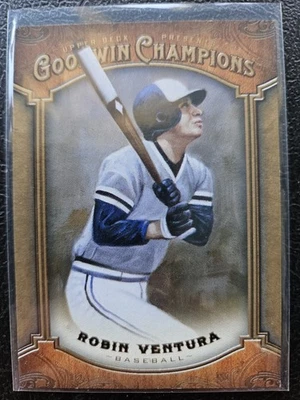 2014 Upper Deck Goodwin Champions #83 Robin Ventura Oklahoma State NCAA HOF - Image 1 of 2