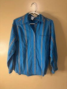 Korbet City Blues Damen Langarmshirt mit Prägung Gr. M Vintage Y2K - Bild 1 von 5