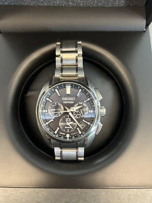 SEIKO ASTRON GPS Cronógrafo Shohei Ohtani Modelo Acero Inoxidable Negro Foto 1 de 4