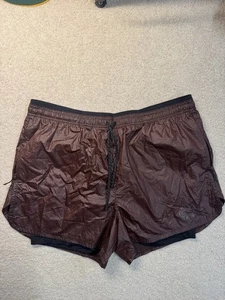 Nike Repel 2 In 1 Running Short Running Division Sz XL Cactus Jack Mocha Brown - Picture 1 of 9