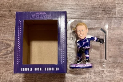 Bobblehead AHL Rockford IceHogs NWHL Minnesota Frost Kendall Coyne Schofield Foto 1 de 4