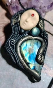 Ayahuasca Necklace Spirit Guide Ceremony Pendant. Shaman Tools Jewelry - Picture 1 of 3