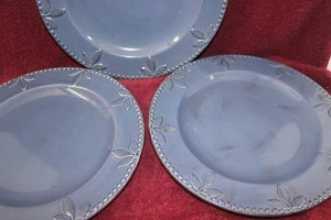 3 Signature Debbie Segura Designs Sorrento - Dinner Plate 11" Blue - Picture 1 of 4