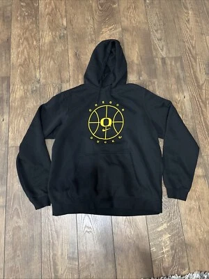Oregon Ducks Nike Basketball Icon Club Fleece Pullover Hoodie - Black L - Image 1 of 4