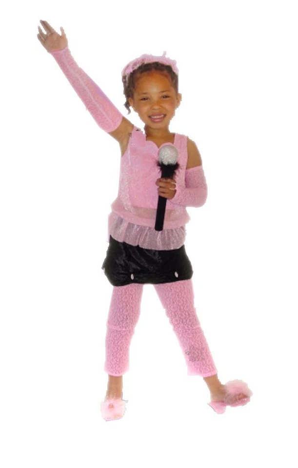 Girls Pop Star Costume Small - Image 1 of 1