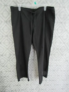 SB Scrubs Scrub Pants Size M Black Drawstring Waist Pockets Career Work Medical - Picture 1 of 3