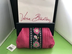 Bolso clutch de paja Vera Bradley en cachemira pétalo, 13617-154 - Imagen 1 de 12