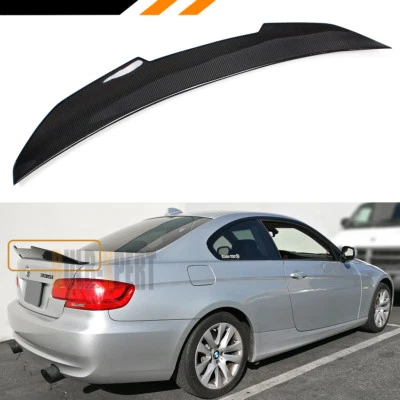 PARA BMW E92 335i 328i M3 07-13 ALERÓN MALETERO FIBRA CARBONO HIGHKICK DUCKBILL Foto 1 de 4