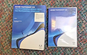 ADOBE PHOTOSHOP CS3 Upgrade CD and BOX - Unknown condition - Picture 1 of 3