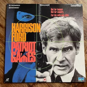 PATRIOT GAMES - HARRISON FORD MINT LASERDISC - Imagen 1 de 5