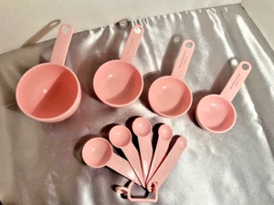 Pink KitchenAid Measuring Cups and Spoons Stackable - Picture 1 of 2