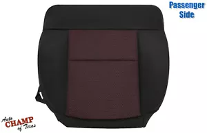 04-08 Ford F150 FX4 FX2 Sport -Passenger Side Bottom Cloth Seat Cover Black/Red - Picture 1 of 12