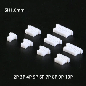 SH1.0mm PCB Crimp Connector Plug Housing Socket 2P 3P 4P 5P 6P 7P 8P 9P 10P Way - Picture 1 of 5