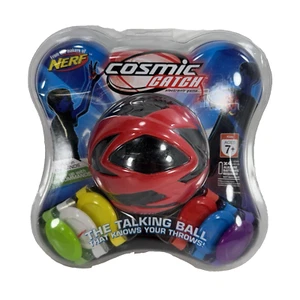 NERF Cosmic Catch Juego Electrónico Talking Red Ball Con Bandas 2006 ROJO Sellado - Imagen 1 de 4