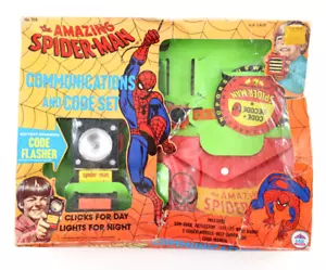 Juego de comunicaciones y códigos Amazing Spider-Man Marvel 1978 vintage - Imagen 1 de 11