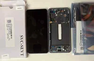 GENUINO OLED SAMSUNG GALAXY S21 FE G990 LCD Pantalla Táctil Digitalizador Negro - Imagen 1 de 3