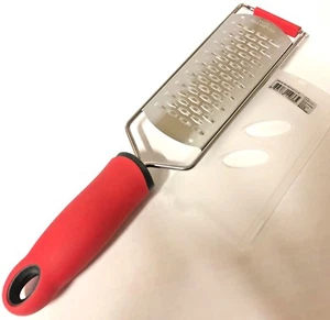 Herramienta de cocina rallador plano de mano cuchillas de acero inoxidable jengibre con cubierta - Imagen 1 de 4