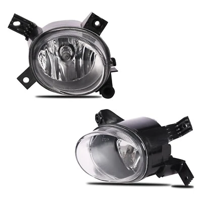 Fog Lights For Audi A3 A4 S4 Selected Models Pair Clear Lens w/bulbs Foto 1 de 2