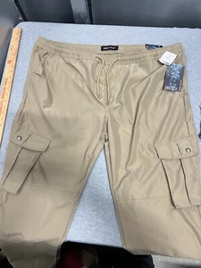 Smoke & Ash 5XL Khaki Cargo Jogger Style M B&TYM Jeans NWT - Picture 1 of 15