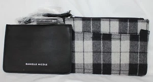 Bolso de mano Danielle Nicole Taylor bolso de mano bolso bolsa a cuadros gris negro nuevo - Imagen 1 de 4