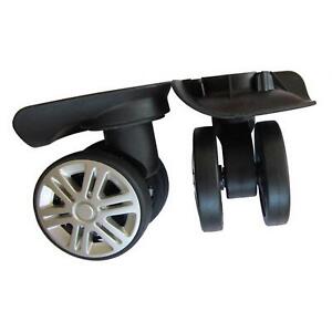 2 Pieces Replacement Luggage Suitcase Wheels for Shopping Carts Bags Luggage
