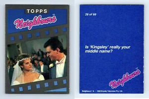 Is Kingsley Really Your Middle Name #28 Neighbours Series 1 Topps 1988 Card - Picture 1 of 1