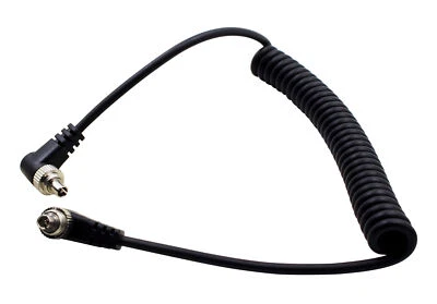 Cable de sincronización de PC M-M macho a macho cable de resorte de flash con bloqueo de tornillo para CANON NIKON Foto 1 de 4