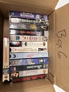 VHS Tape Qty 13 LOT VHS Tapes Bulk Group Vintage Comedy Classic War Kids Box 6 - Picture 1 of 14
