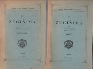 J. Bacot - ZUGINIMA - 2 vol. : texte et traduction - Théatre tibétain - 1957 - Foto 1 di 1