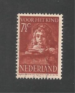 Netherlands #B143 VF USED - 1941 7 1/2c+ 3 1/2c Rembrandt's Painting of Titus 