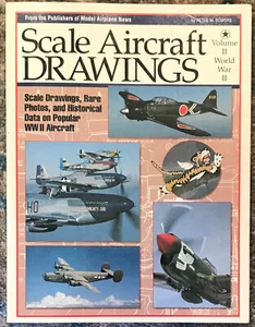 BOWERS "SCALE AIRCRAFT DRAWINGS VOLUME II, WWII" 1991 1ST PB ED VG+ 37 PLANES - Picture 1 of 1