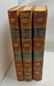 1797 Letters from Madame du Montier Translated by Miss Newman 3 Vols - Picture 1 of 8