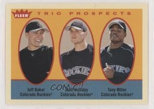 2005 Fleer Tradition Jeff Baker Matt Holliday Tony Miller #310