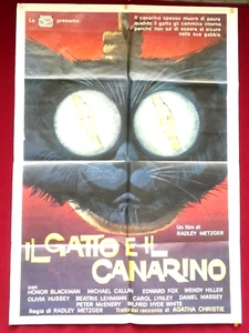 Die Katze und der Kanarienvogel The Cat and the Canary MANIFEST Poster POSTER Metzger - Bild 1 von 1
