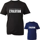 Evolution Motywacyjny T-shirt Śmieszny Sarkastyczny Niegrzeczny Boże Narodzenie Świąteczny prezent Koszulka Top