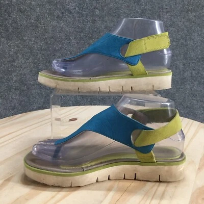 Sandálias femininas Tsubo 6.5 Endora Slingback multicoloridas biqueira-post conforto SN 1007443 - Imagem 1 de 4