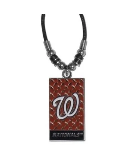 MLB Diamond Plate Rope Necklace - Washington Nationals Cover