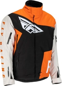 FLY RACING YOUTH SNX PRO JACKET ORANGE/GREY/BLACK LARGE Snowmobiling 470-4119YL - Picture 1 of 1
