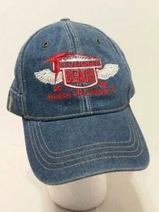 Thunder Beach 2008 Panama City Beach Florida Denim Ballcap Hat - Picture 1 of 5