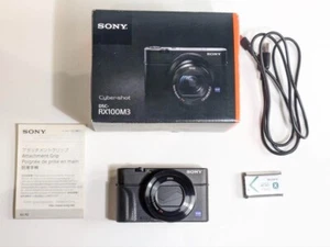 Sony DSC-RX100 III 20.1 MP Digital SLR Camera RX100M3 Black W/Battery Fast Ship - Picture 1 of 20