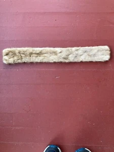 Maglione cappotto collo pelliccia visone biondo dorato peluche vintage - Foto 1 di 6