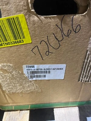 NEW LENNOX 72W66 / 72W66 (BRAND NEW) 7.5HP 200-230 V, 3 PH, BLOWER MOTOR - Image 1 of 4