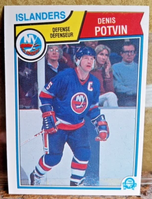 Denis Potvin 1983-84 OPC Hockey Card ... HOF ... with top-loader - Image 1 of 2