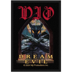 DIO Standard Patch: DREAM EVIL: album art Official Merchandise fan gift £pc - Foto 1 di 13