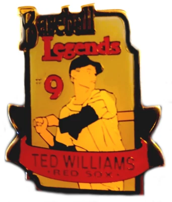 Ted Williams Pin RARE Boston Red Sox Pin Baseball Legends Commemorative Pin - Image 1 of 2