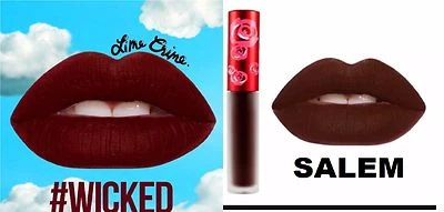 2 LOT LIME CRIME COSMETICS VELVETINE VELVETINES LIPSTICK SALEM+WICKED RED BUNDLE - Image 1 of 4