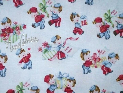 Caja de dulces retro de tela de San Valentín para niños tienda de dulces edredón de algodón costura artesanal FQ Foto 1 de 3