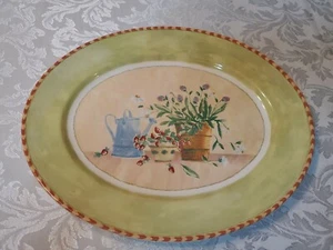 Royal Stafford Gardener's Journal 12 3/4" Oval Platter GUC - Picture 1 of 5
