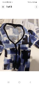 HOBBS Cardigan Blue UK Size Small 8 UK Small - Picture 1 of 2