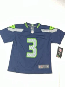 Nike Jersey Youth Medium 5/6 Seattle Seahawks Russell Wilson On Field NFL - Picture 1 of 7
